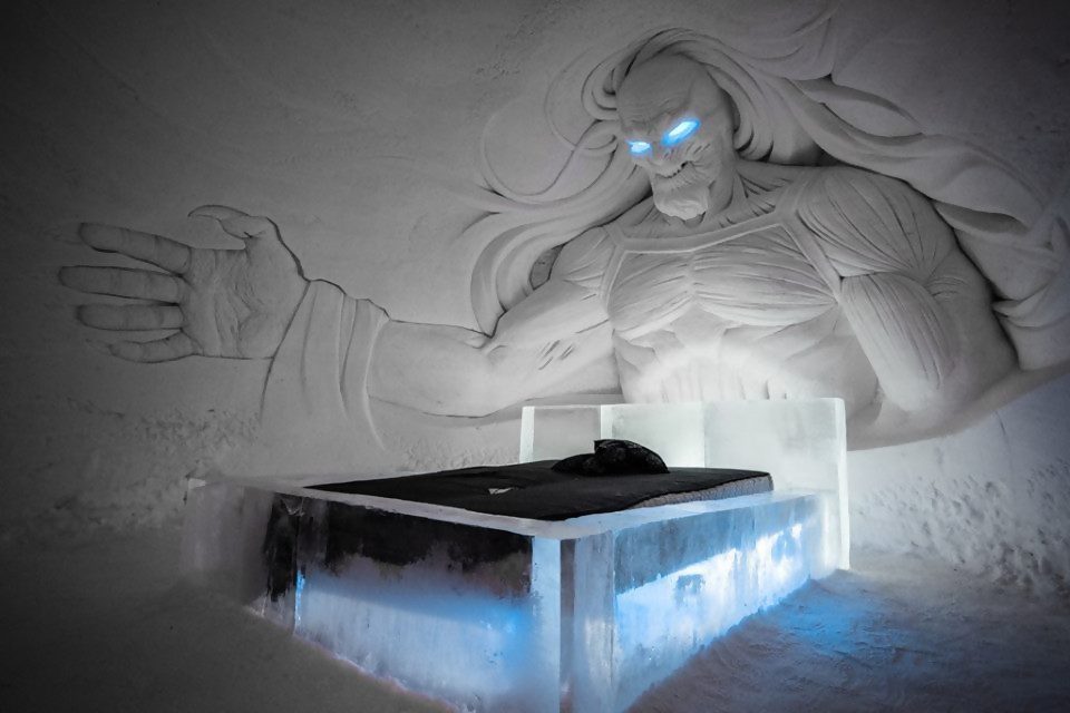El hotel de hielo GAME OF THRONES se abre en Finlandia