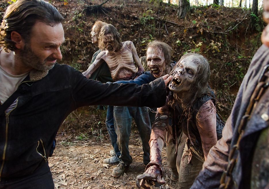 The Walking Dead: la escena de la masacre de zombies que emociona a twitter