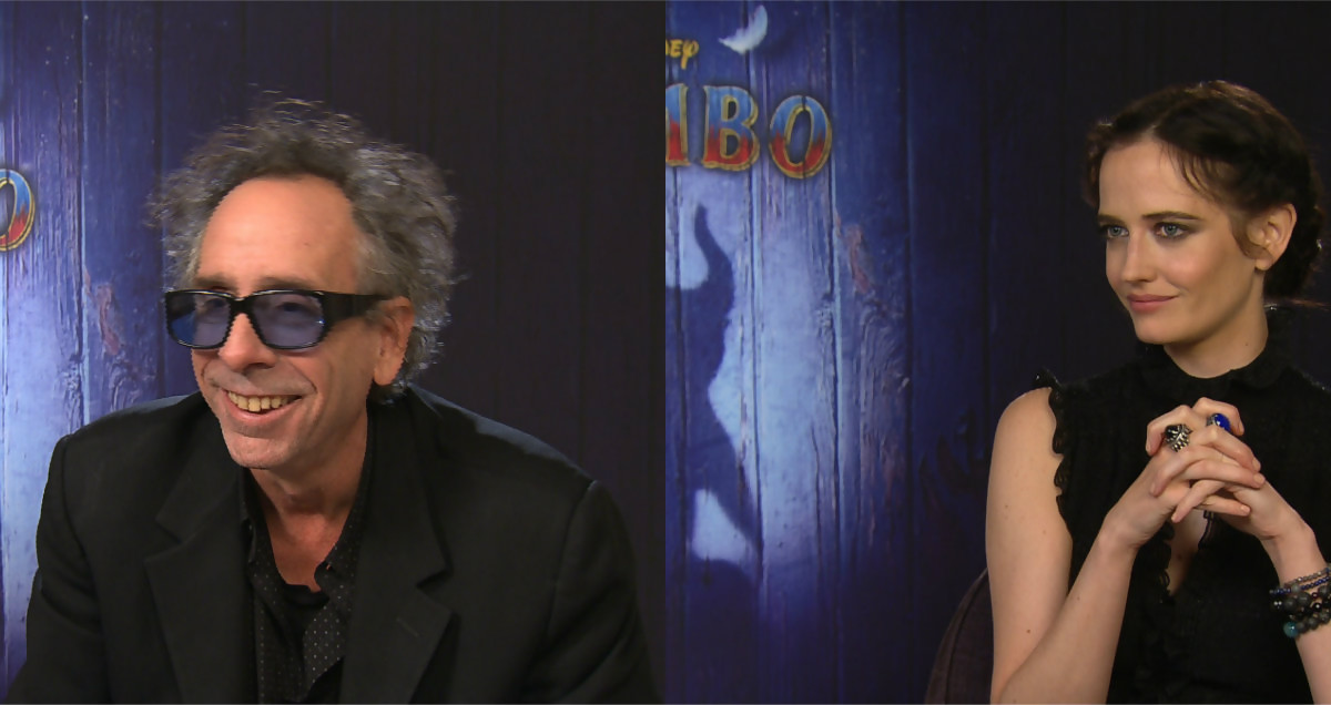 Dumbo: conocimos a Tim Burton y Eva Green "No se trata de hacer una nueva versión"
