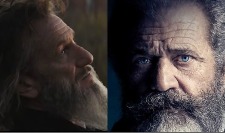 Mel Gibson y Sean Penn participan en una competencia de barba para The Professor and the Madman