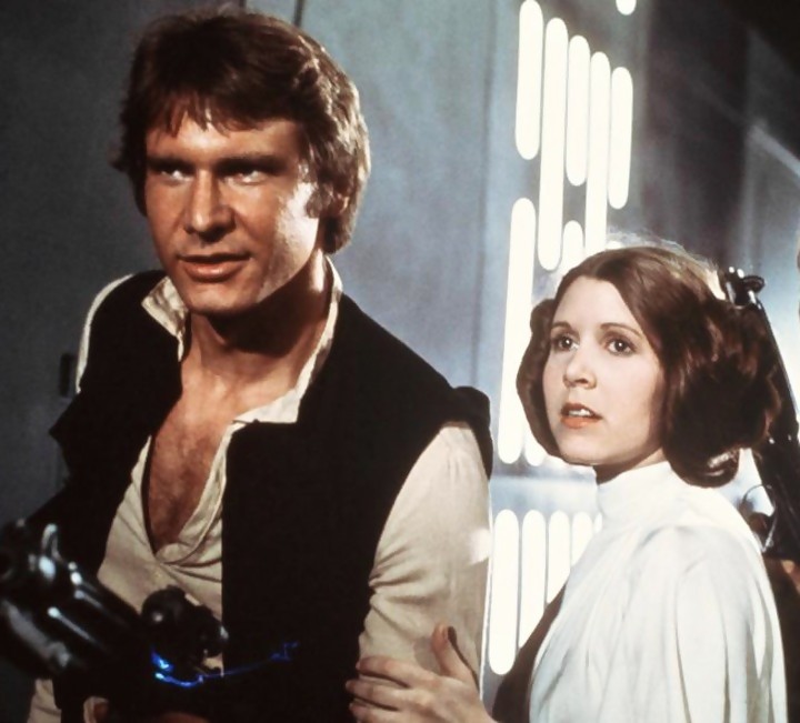 Cuando Carrie Fisher fumó la hierba de Harrison Ford en el set de Star Wars