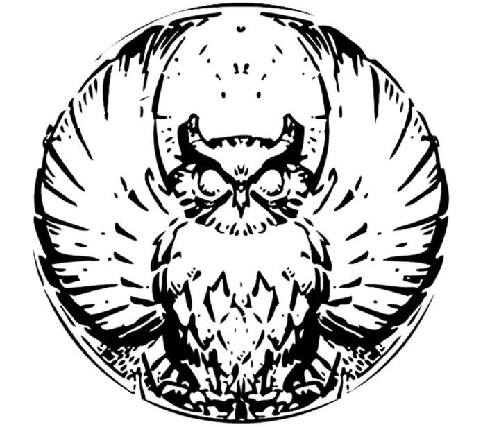 Logotipo de la corte de los búhos - Comics