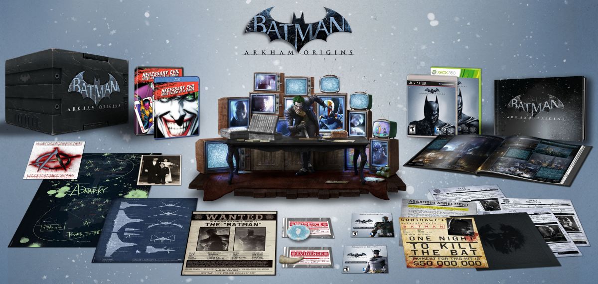 Revelada la edición de coleccionista de 'Batman: Arkham Origins', incluye estatua de LED Joker