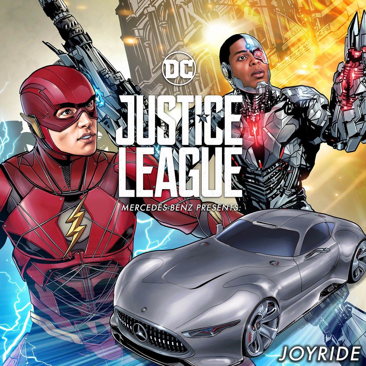 Warner Bros. y DC Comics se asocian con Mercedes-Benz para el cómic digital 'Justice League'
