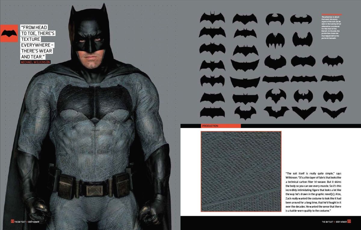Logotipos de Batman no utilizados, el arma de Robin y más revelados en el libro 'Batman v Superman'