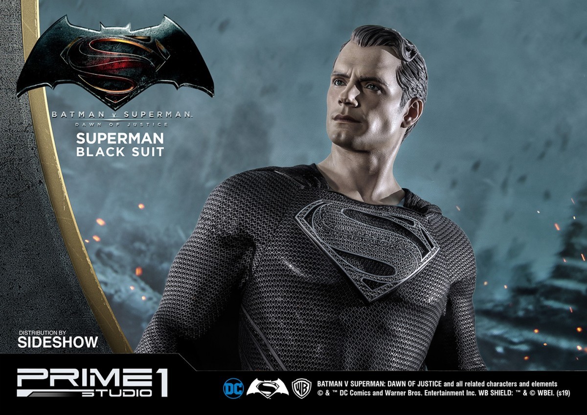 Superman de Henry Cavill se pone el traje negro para la nueva colección 1: 2 a escala de Prime 1 Studio