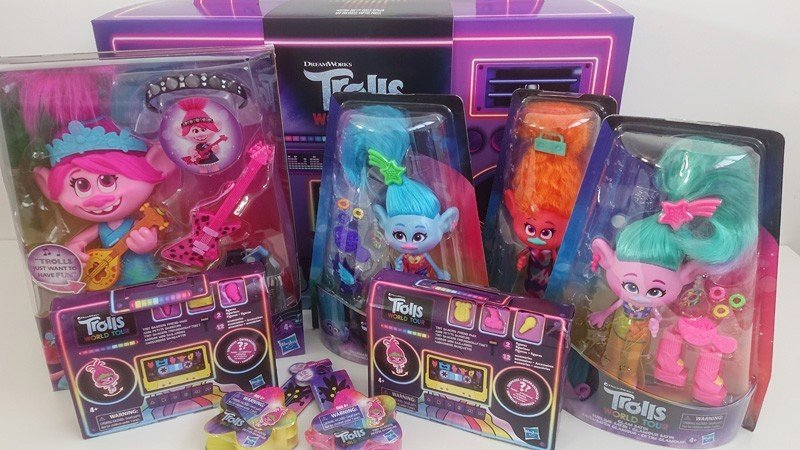 Hasbro celebra el Trolls World Tour con la nueva línea de productos Trolls-tastic
