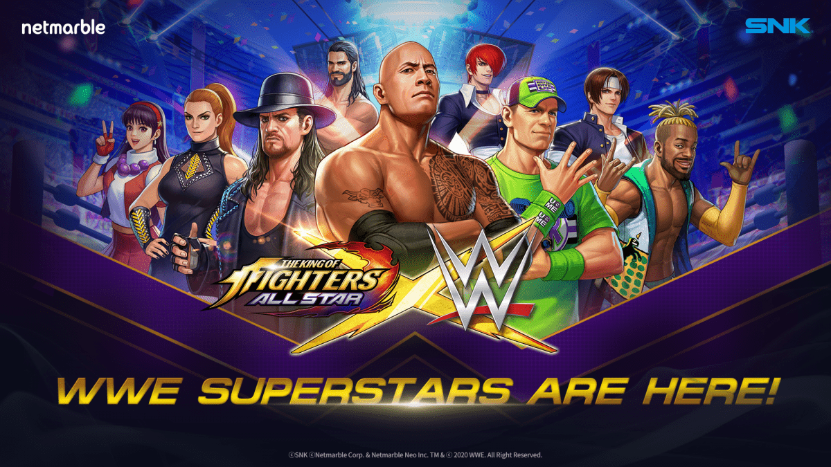 Superestrellas de la WWE invaden The King of Fighters Allstar