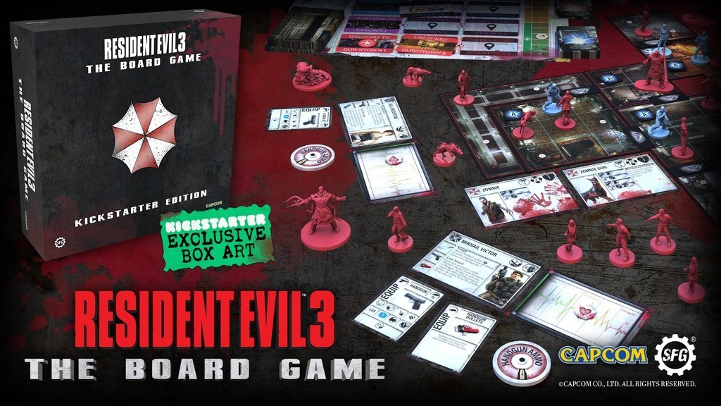 Resident Evil 3: The Board Game llega a Kickstarter