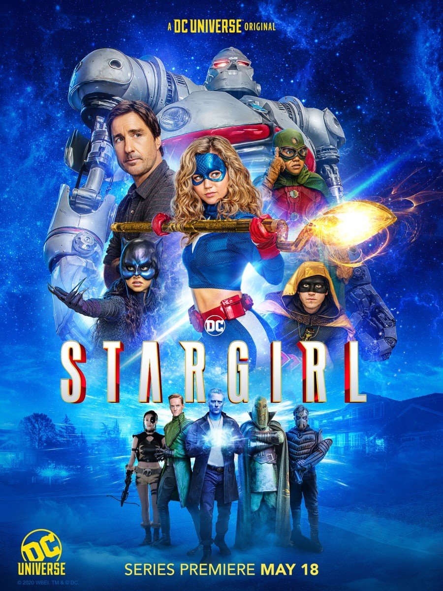 El póster de Stargirl muestra a la Justice Society of America y la Injustice Society