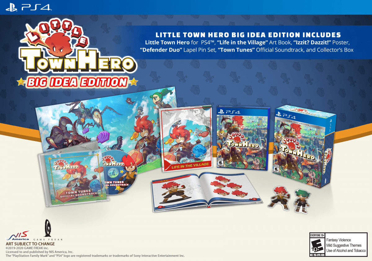 Little Town Hero Big Idea Edition llegará a Nintendo Switch y PS4 este junio