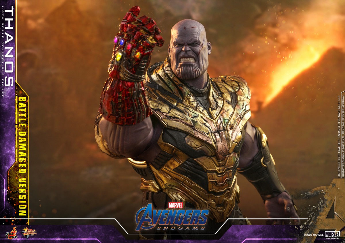 Vengadores de Hot Toys: la batalla del final del juego dañó la figura de Thanos Movie Masterpiece revelada