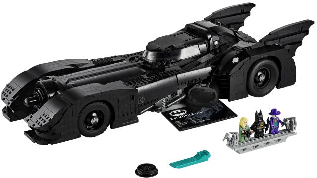 El Batmóvil de 1989 de Tim Burton se convierte en el set oficial de LEGO