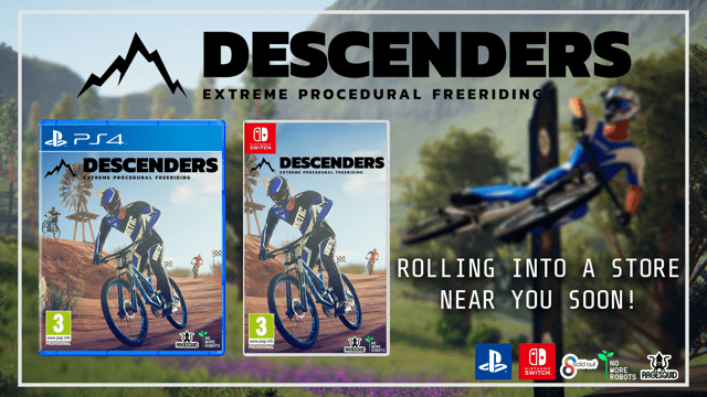 Downhill racer Descenders para su lanzamiento físico en PS4 y Nintendo Switch