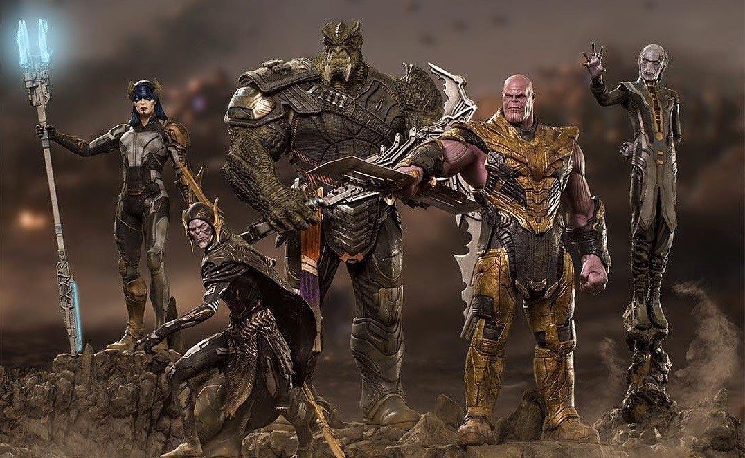 Los Vengadores de Iron Studios: Endgame Thanos y Black Order Battle Diorama Statues reveladas