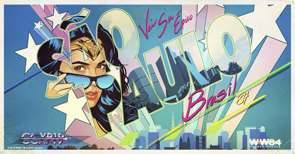 Warner Bros. lanzará la campaña de marketing Wonder Woman 1984 en CCXP en Brasil