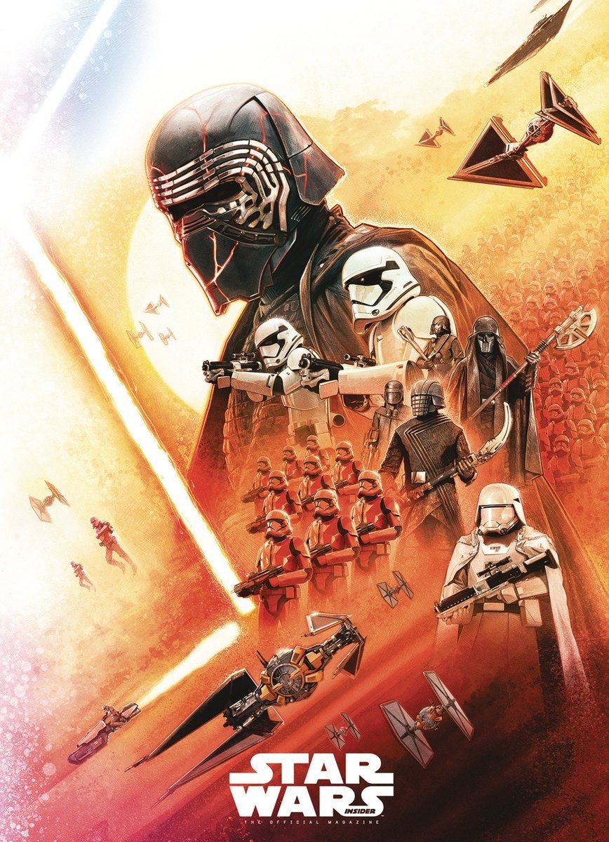 El póster promocional de Star Wars: The Rise of Skywalker muestra a Kylo Ren, los Caballeros de Ren y la Primera Orden