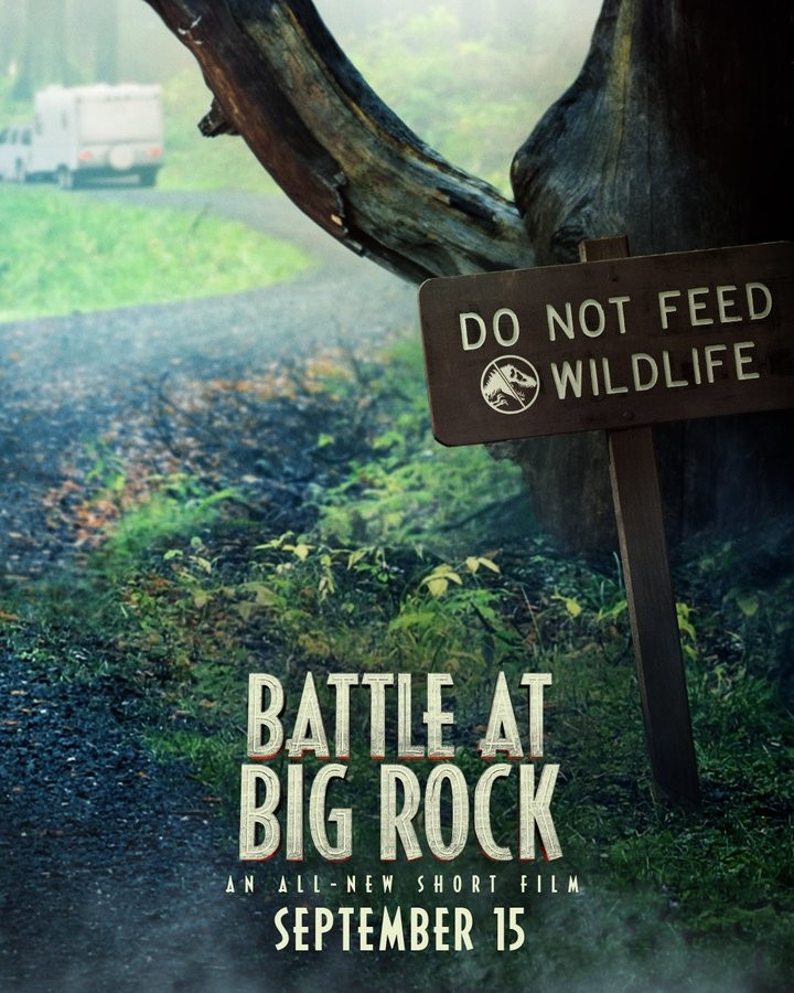 El cortometraje Jurassic World Battle at Big Rock se estrenará el domingo