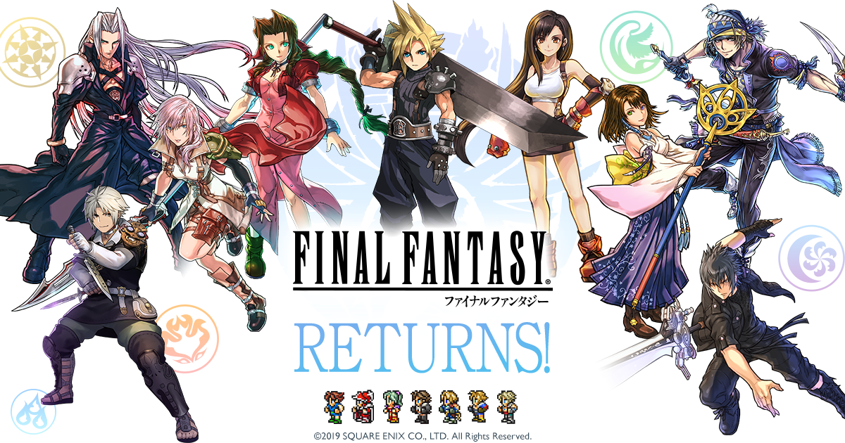 Final Fantasy vuelve a Puzzle and Dragons