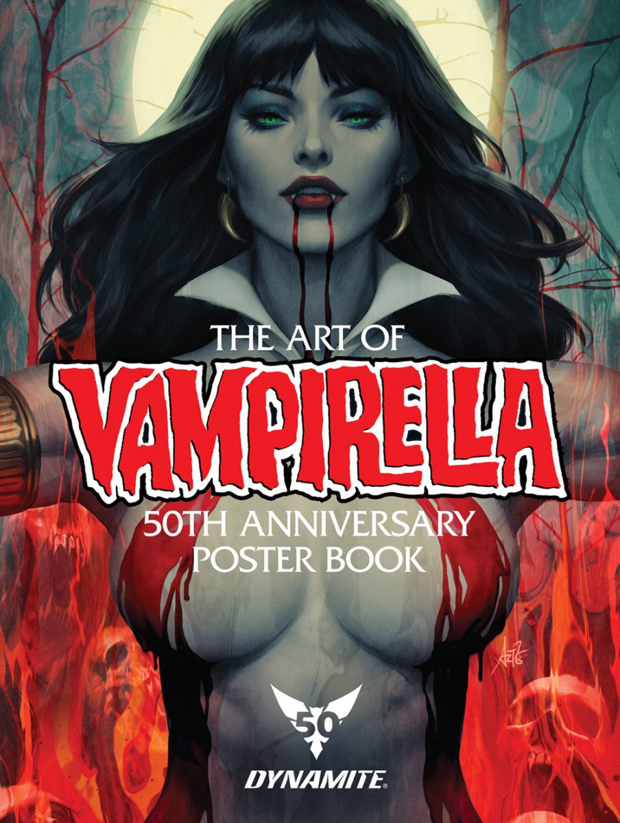 El libro de pósters del 50 aniversario de The Art of Vampirella anunciado por Dynamite