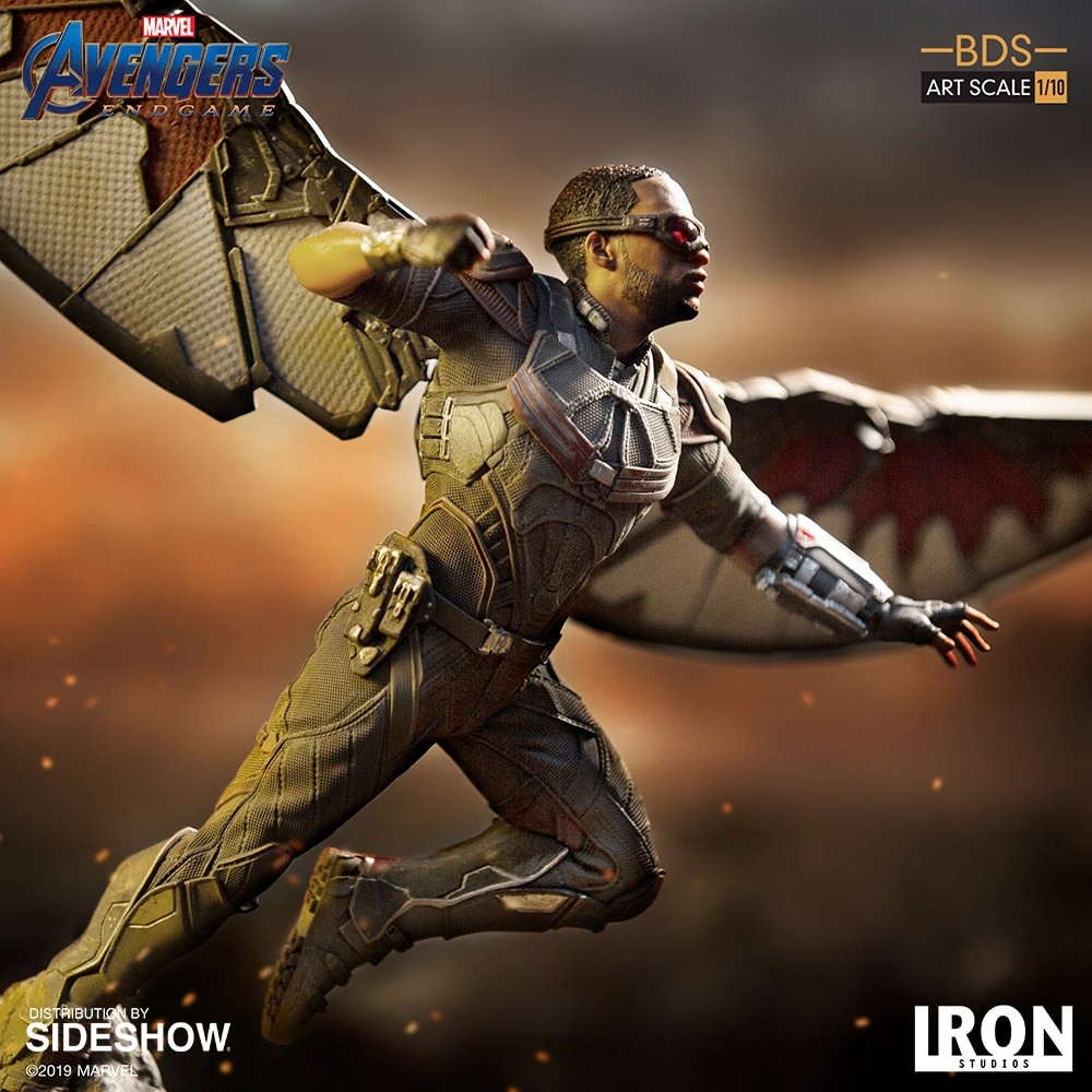 Iron Studios agrega Falcon a su colección Avengers: Endgame Battle Diorama