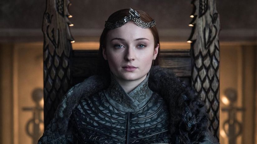 Sophie Turner, de Game of Thrones, no está triste porque Sansa se perdió el Trono de Hierro