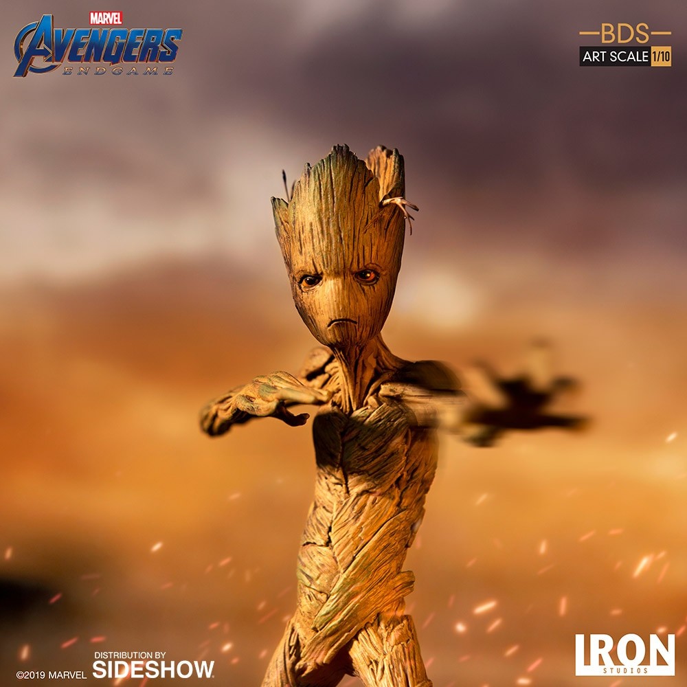 Groot se une a los Vengadores de Iron Studios: Endgame Battle Diorama Series