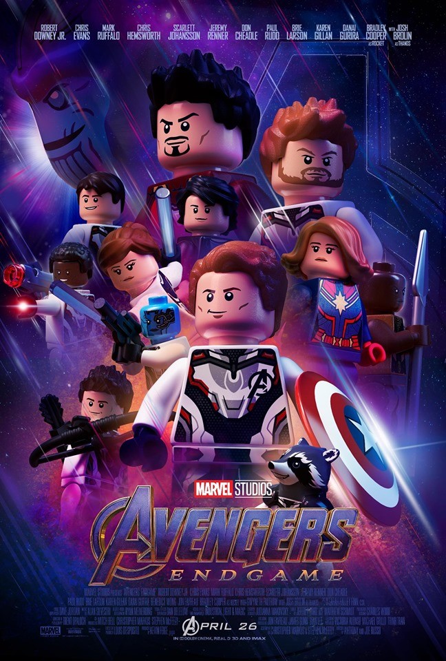 Marvel's Avengers: el póster teatral de Endgame obtiene un cambio de imagen de LEGO