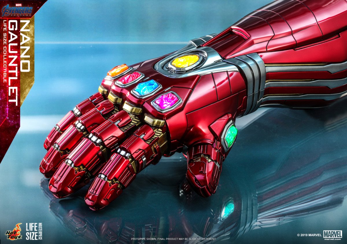 Hot Toys presenta Nano Gauntlet de tamaño real de Avengers: Endgame