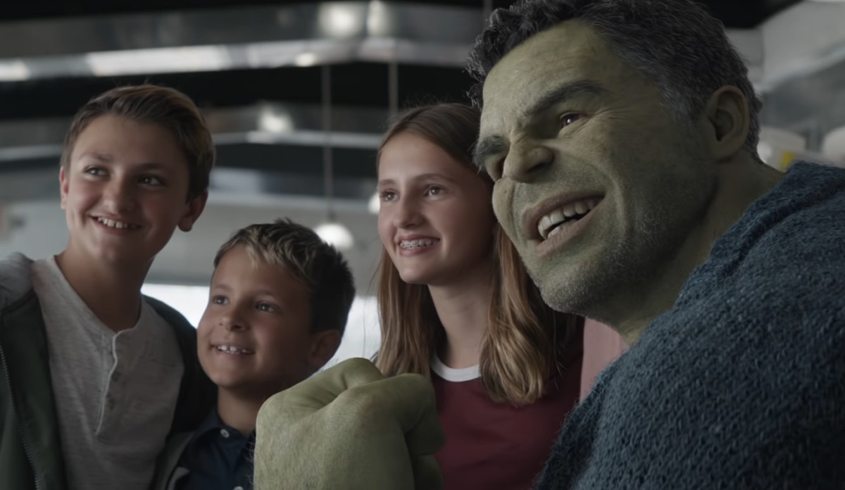 Hulk con este clip oficial del Profesor Hulk de Avengers: Endgame