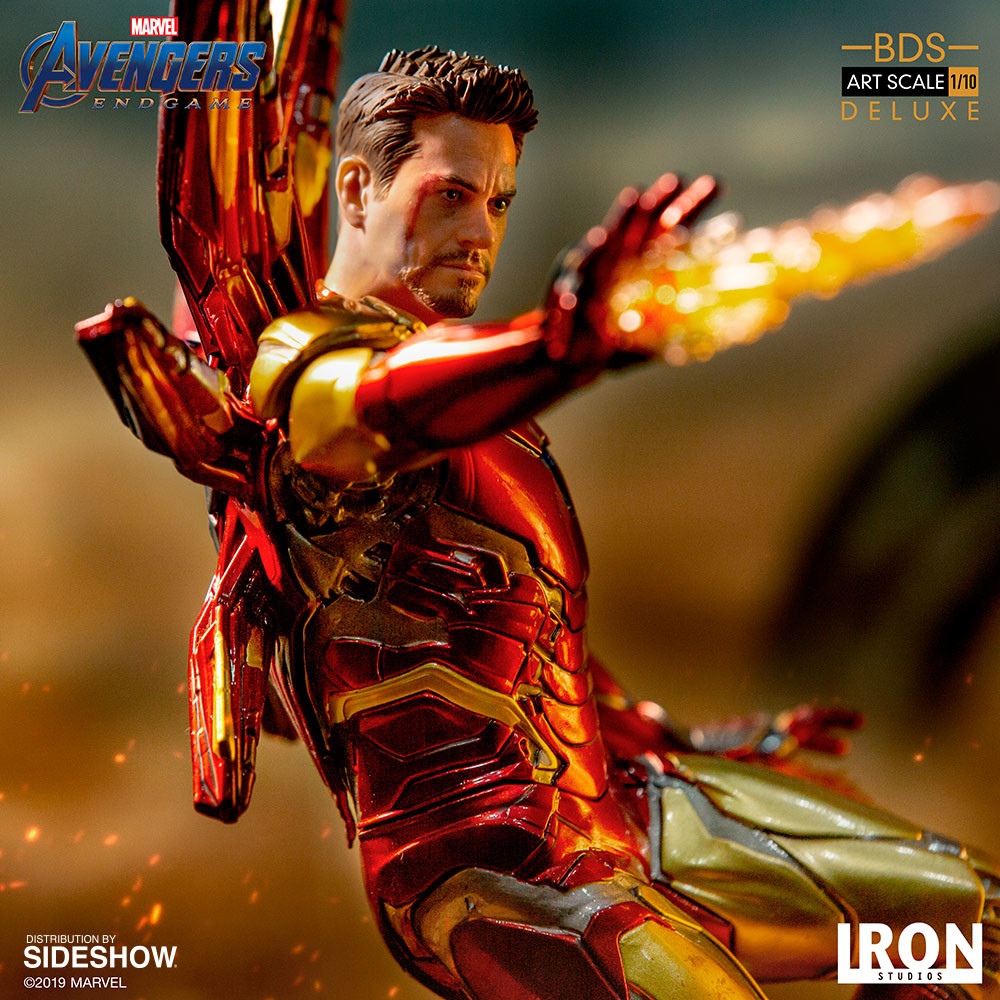 Iron Man Avengers: Endgame Battle Diorama estatua revelada por Iron Studios