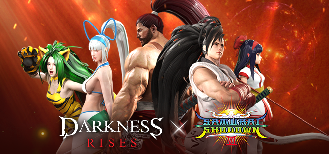 Darkness Rises celebra 25 millones de descargas con la colaboración de Samurai Shodown VI
