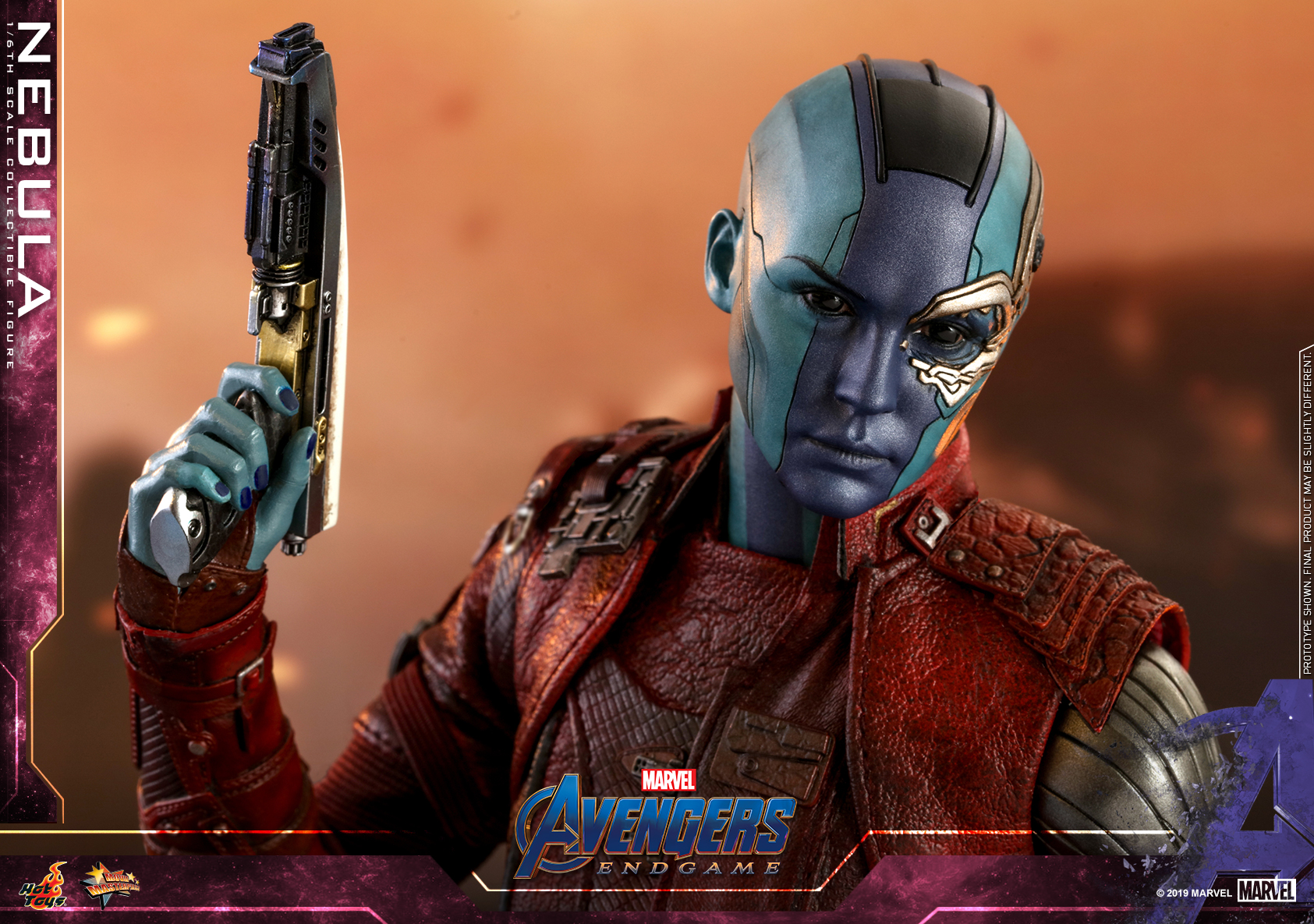 Se revela la figura coleccionable de Hot Toys 'Avengers: Endgame Nebula