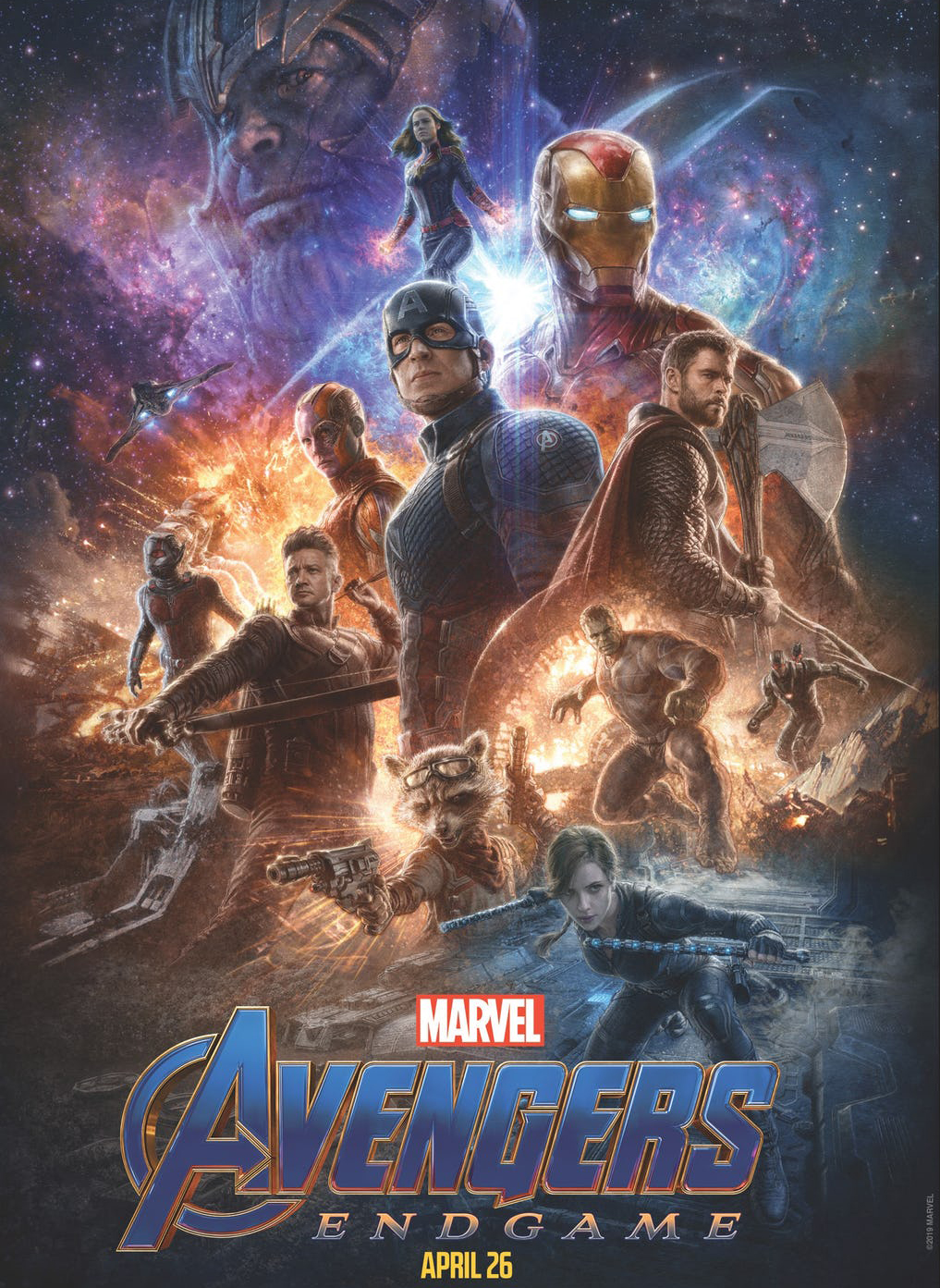 Nuevas ilustraciones promocionales para Avengers: Endgame lanzadas