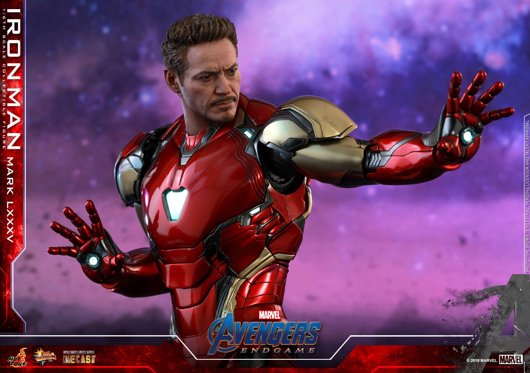 Aquí está la figura de Hot Toys 'Avengers: Endgame Iron Man Movie Masterpiece Series