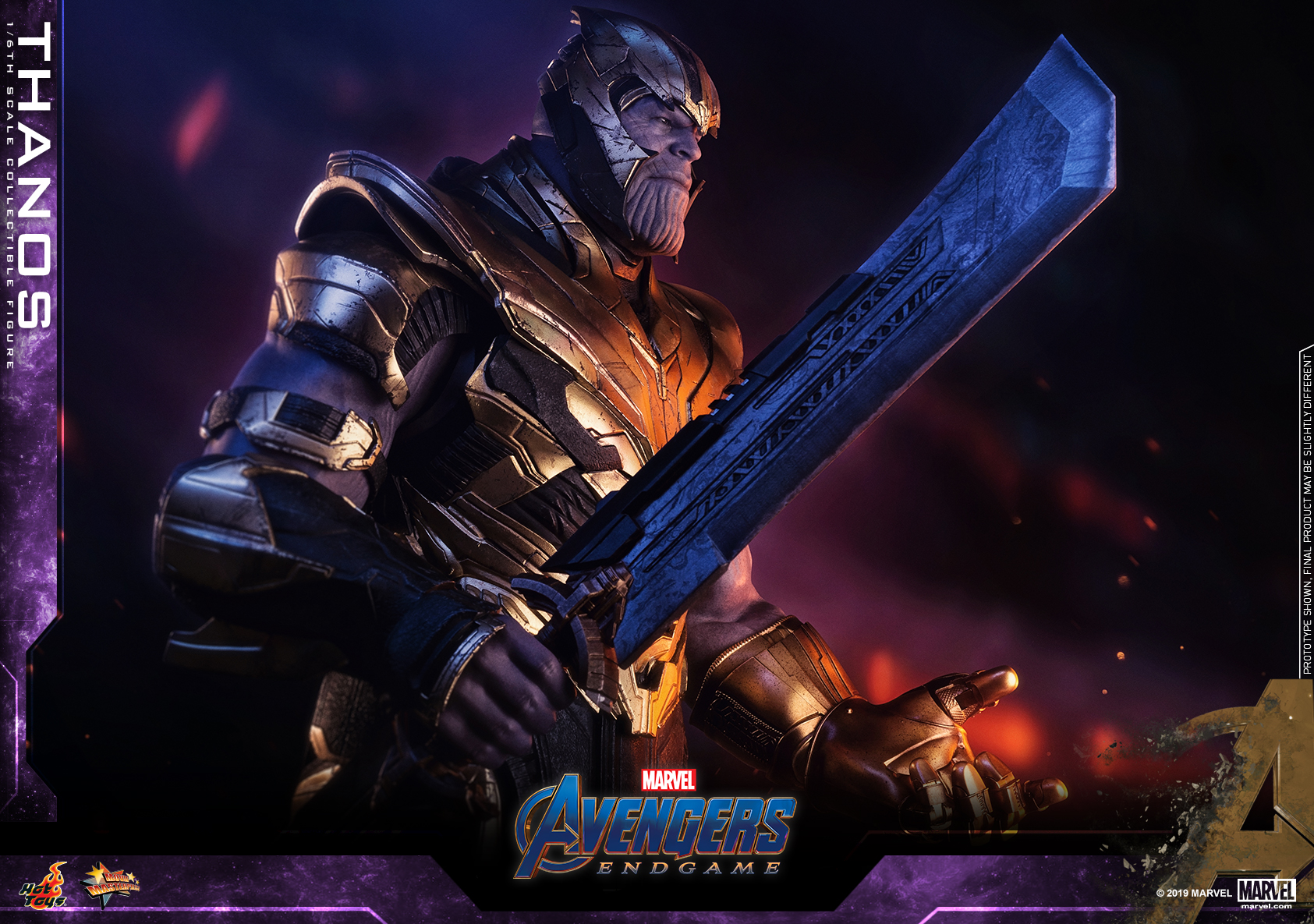 Hot Toys presenta su nueva figura de la serie Thanos Movie Masterpiece de Avengers: Endgame