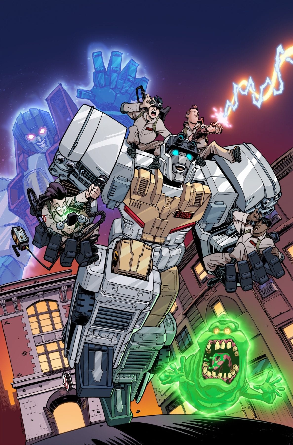 Transformers y Ghostbusters se cruzarán en una nueva serie de cómics