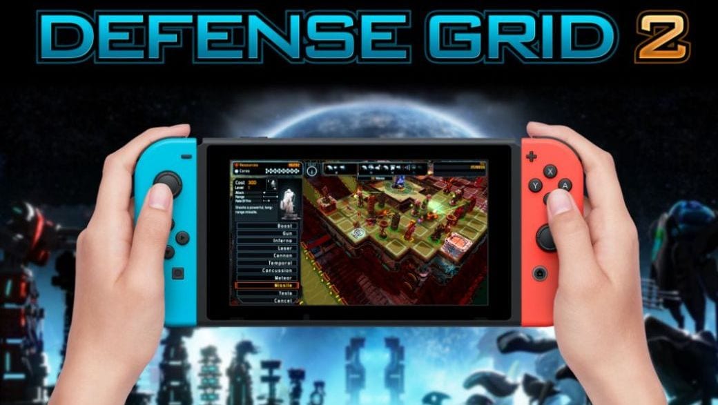 Defense Grid 2 llega a Nintendo Switch