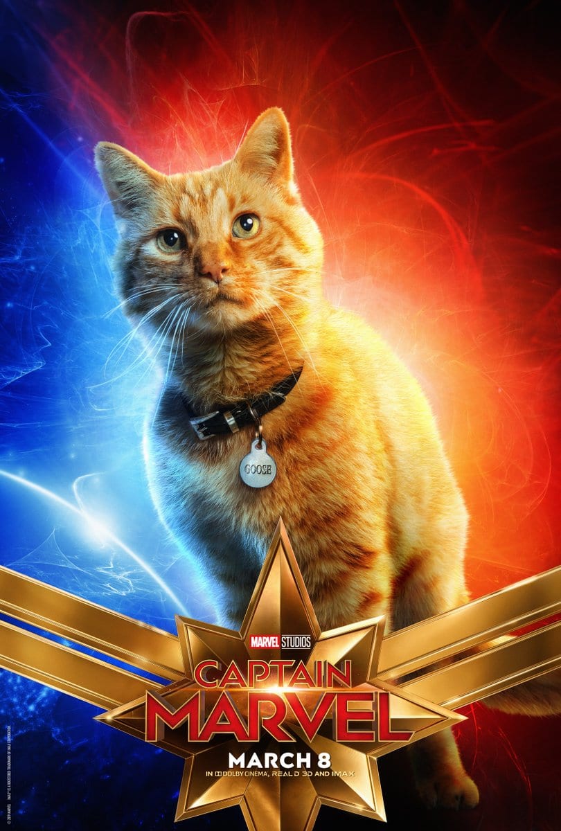 Captain Marvel recibe 10 nuevos pósters de personajes