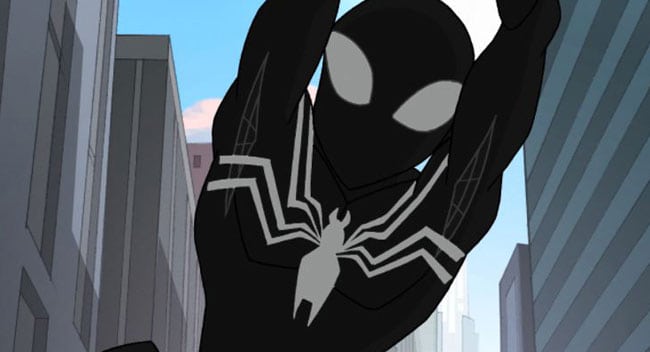 Spidey se pone su nuevo traje negro en Spider-Man: Far From Home set video