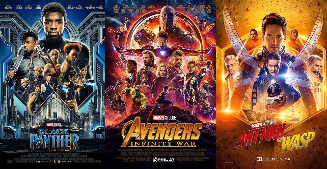 Marvel supera la taquilla mundial de $ 4 mil millones por año con Black Panther, Avengers: Infinity War y Ant-Man and the Wasp