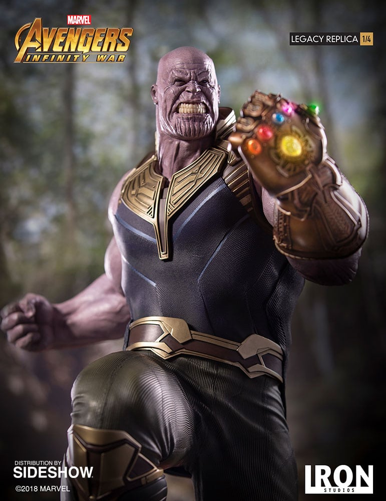 Thanos obtiene una estatua de Avengers: Infinity War Legacy Replica de Iron Studios
