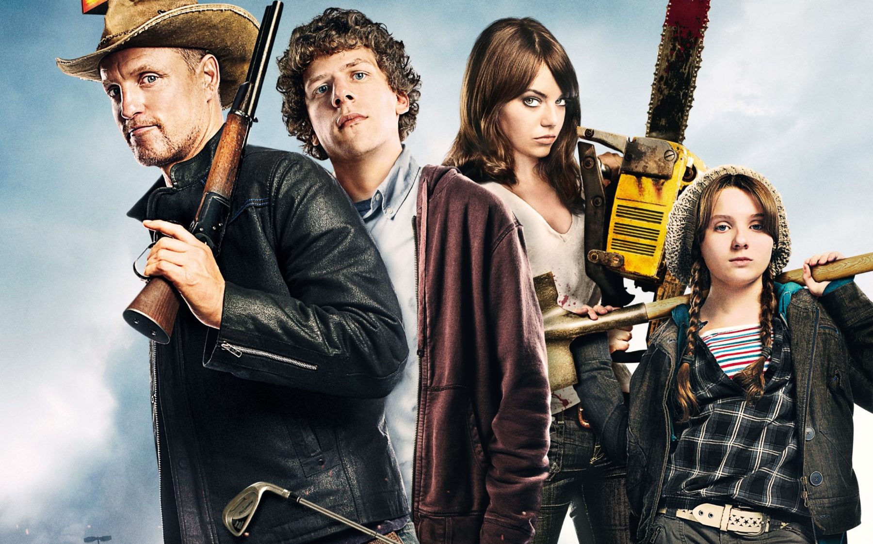 Emma Stone, Woody Harrelson, Jesse Eisenberg y Abigail Breslin oficialmente a bordo de Zombieland 2