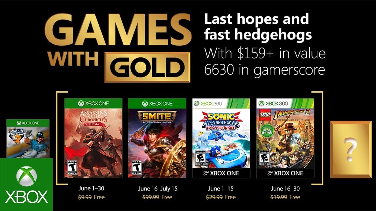 Xbox Games with Gold June 2018 trae asesinos, erizos azules y aventuras en bloque
