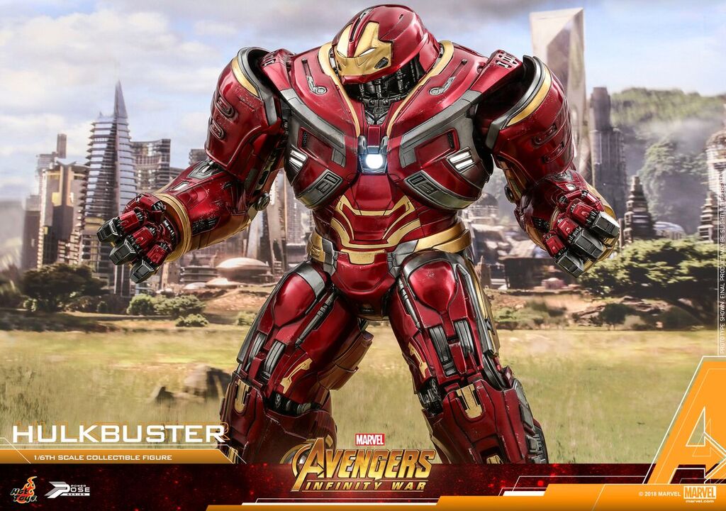Se revela la figura coleccionable de Avengers: Infinity War Hulkbuster de Hot Toys a escala 1/6