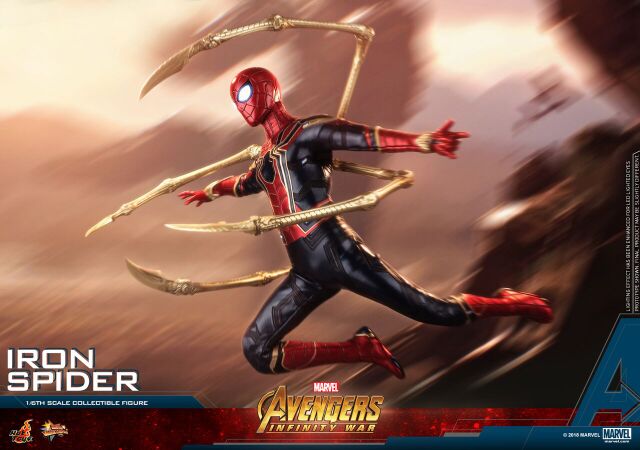Se revela la figura coleccionable de Hot Toys 'Avengers: Infinity War Iron Spider