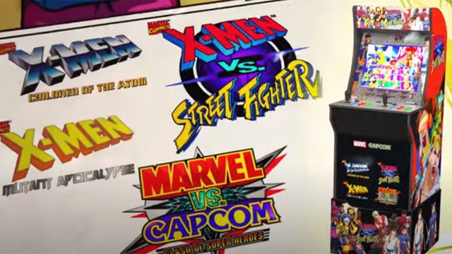 Arcade1Up presenta los gabinetes X-Men vs. Street Fighter y Marvel vs. Capcom