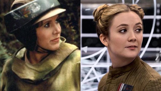 Billie Lourd interpretó a Leia en una escena de Rise of Skywalker
