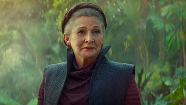 Carrie Fisher solo tendrá 8 minutos en Star Wars: The Rise of Skywalker