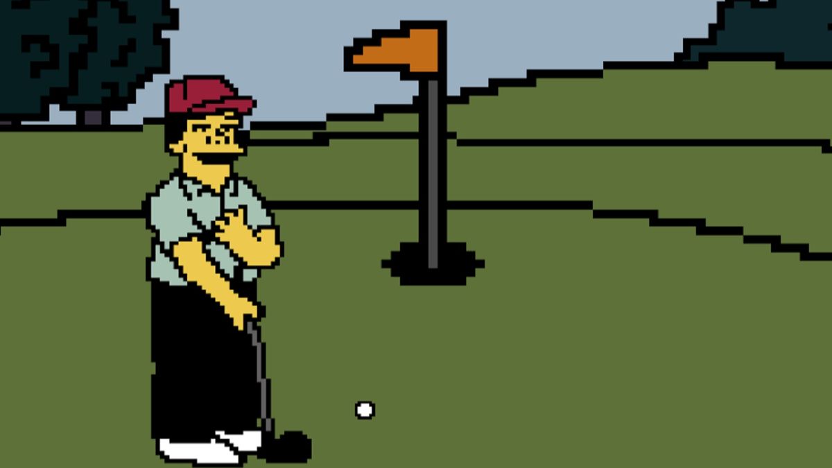 El Putting Challenge de Lee Carvallo de The Simpsons es un juego real que puedes jugar ahora mismo